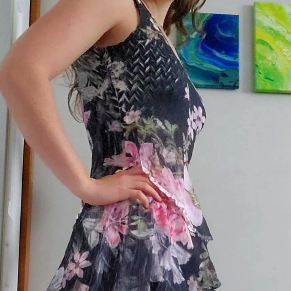 Floral layered dress